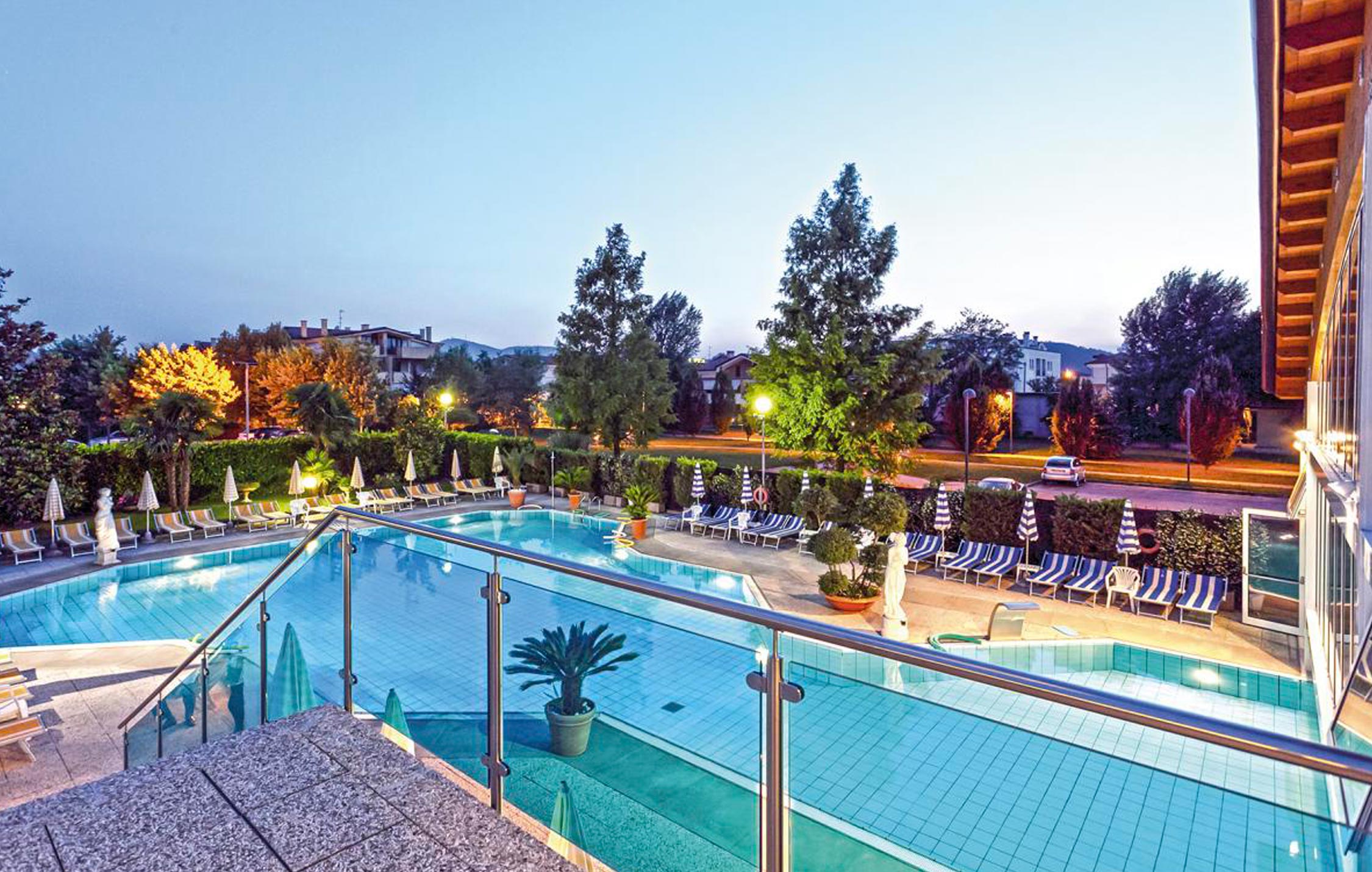 Hotel Gazzella Bianca, piscina, Abano Terme