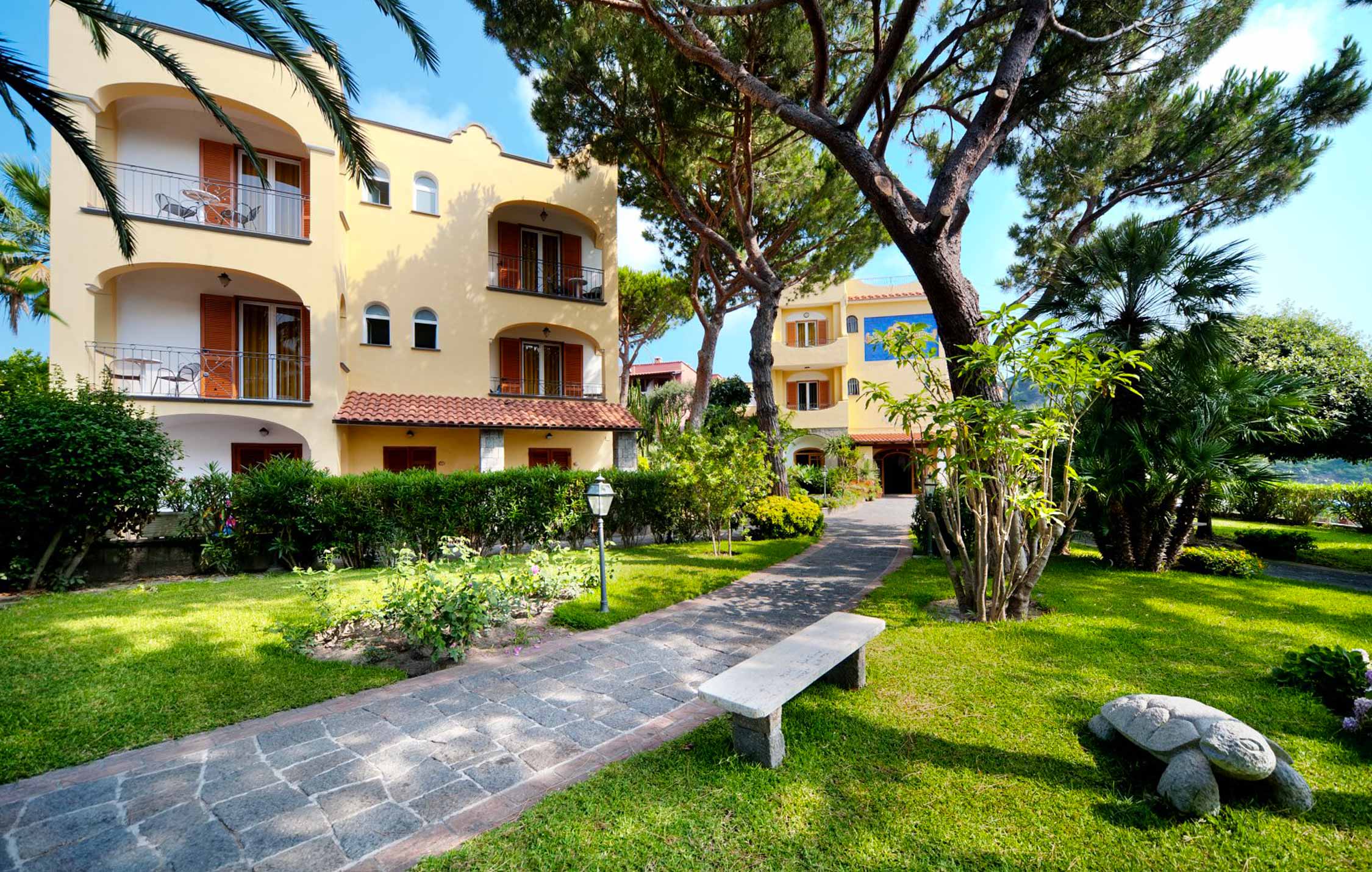 Hotel San Lorenzo a Forio, Ischia, giardino