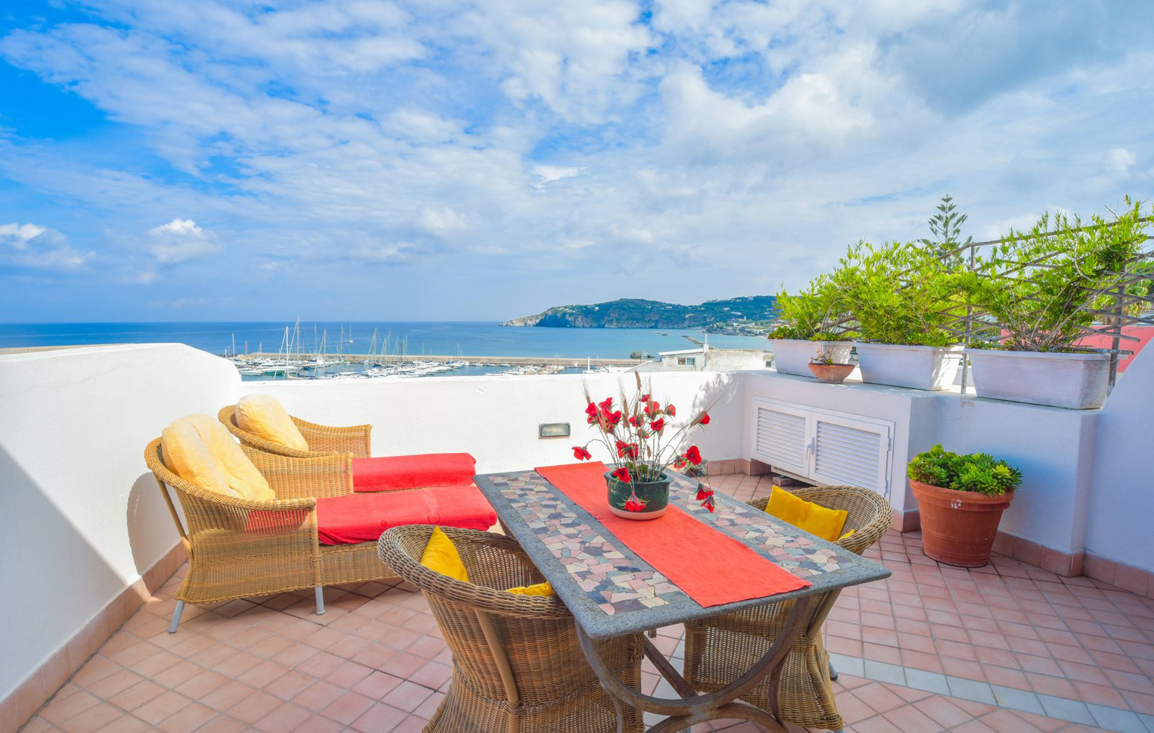 Hotel Zi Carmela a Forio, Ischia, veduta