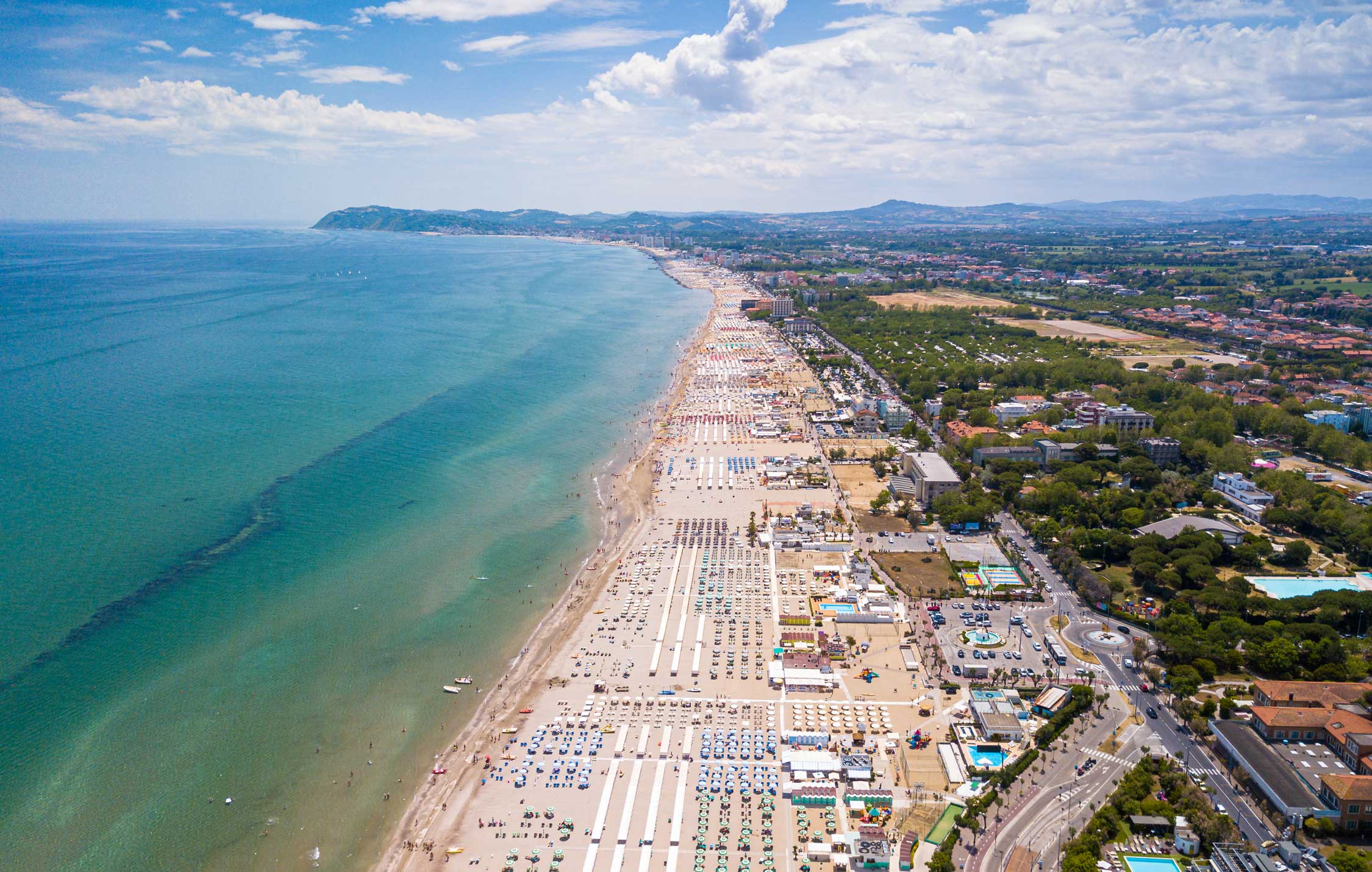 Spiagge di Riccione, Riviera Romagnola