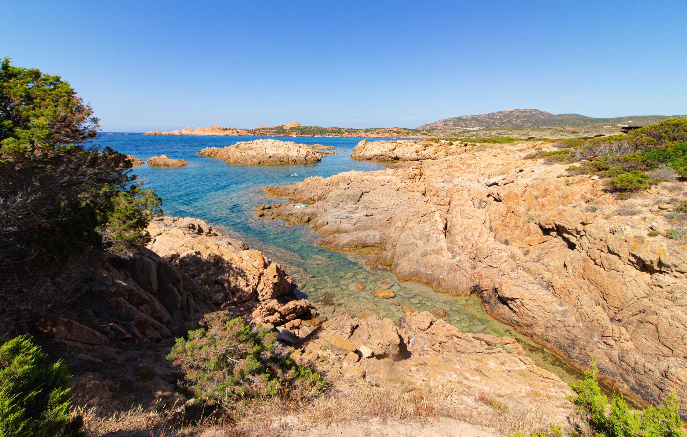 Paesaggio durante un trekking in Sardegna
